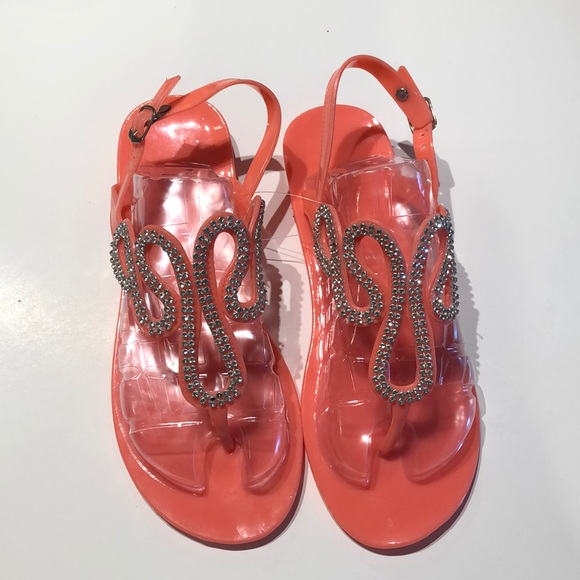 📦Women’s flip flop thong sandals coral - Picture 2 of 8